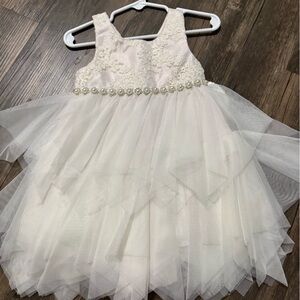 American Princess White Layered Dress